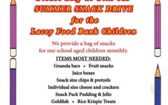 Please help us with our summer snack drive for the Lacey Food Bank Children